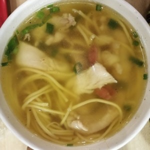 sopa de wanton (sin wanton)