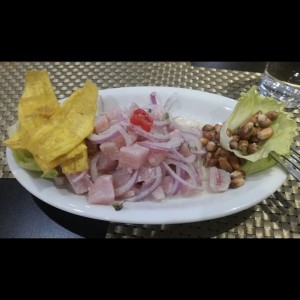 Ceviche de corvina