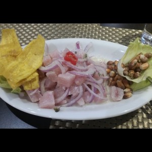 Ceviche de corvina