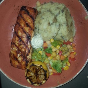 grilled salmon