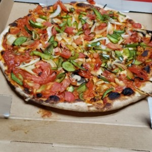 pizza de vegetales