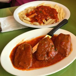 lengua con penne