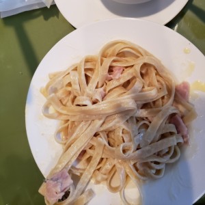 Fetuccini carbonara