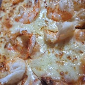 pizza de langostinos.