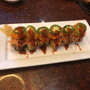 chili shrimp roll