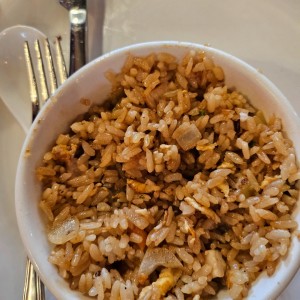 arroz frito con pollo