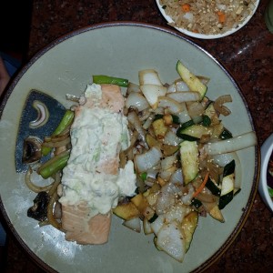 Hibachi Salmon