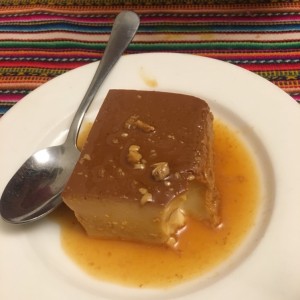 Flan de la casa 