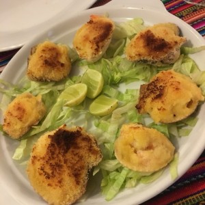 Camarones a la parmesana