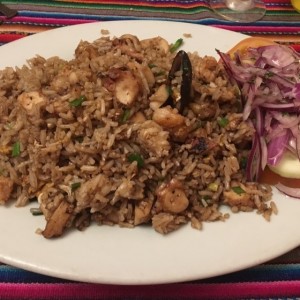 Arroz Chaufa de Mariscos