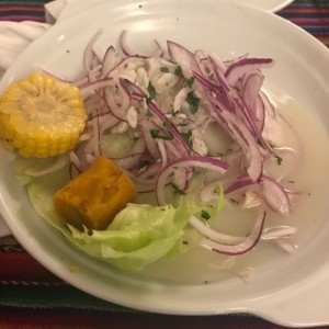 ceviche de corvina