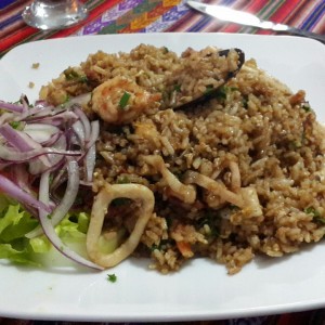 Arroz Chaufa de Mariscos