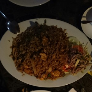 arroz chaufa de mariscos 