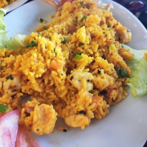 arroz con camarones 