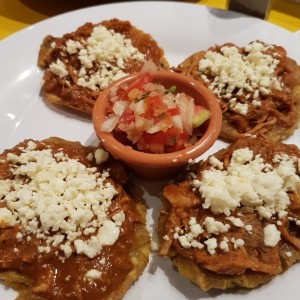 patacones con puerco