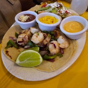 Tacos de 4 de camarones