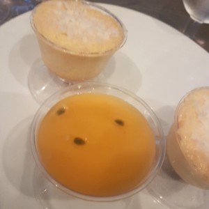 mousse de maracuya y de coco