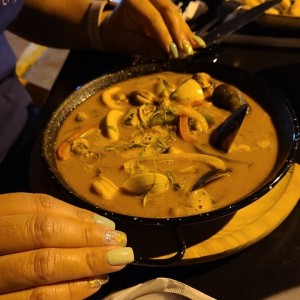 Cazuela de mariscos