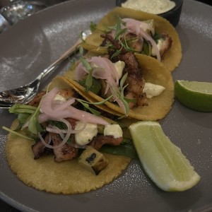 Al Sentarse - Tacos de Pulpo