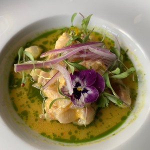 Ceviche con Maracuya