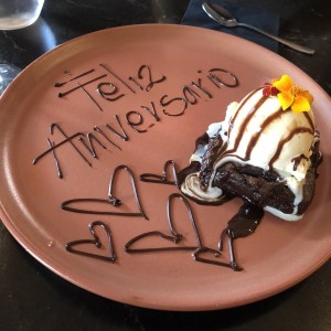 Brownie de Chocolate con Helado