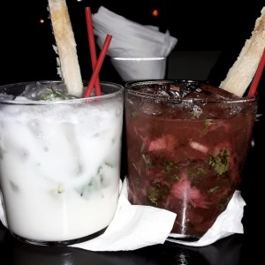 mojito de coco y fresa 