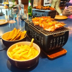 PRINCIPALES - Clásicos - LANGOSTINOS AL CARBÓN