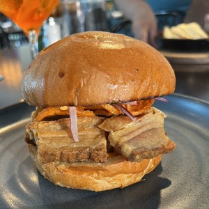 Pork belly sandwich