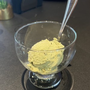 Helado de pistacho