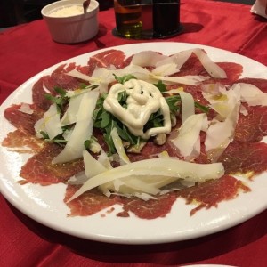 carpaccio de lomito