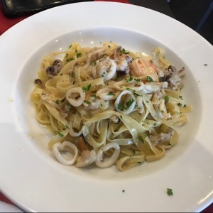 Pasta con Camarones