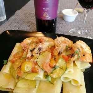 Paccheri LIDO con Langostinos