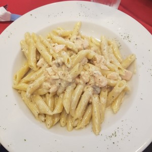 pasta con salmon