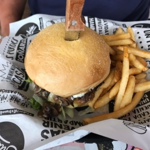 mushroom burger