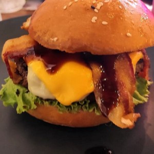 Top Burgers - American Cheese Bacon