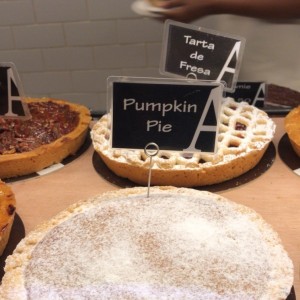 pumpkin pie y tarta de fresa