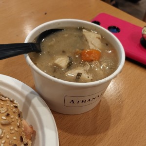 sopa de pollo