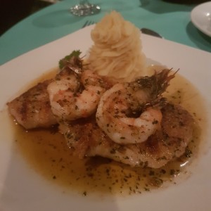 corvina con langosti os