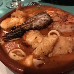 cazuela de mariscos