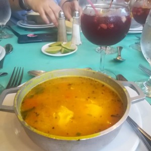 sopa de mariscos