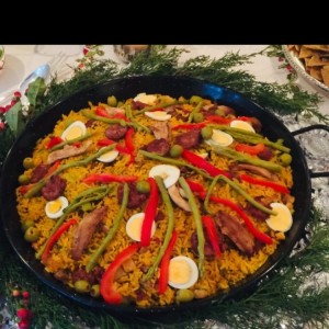 paella de carnes