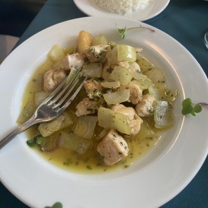 Pollo a la Griega