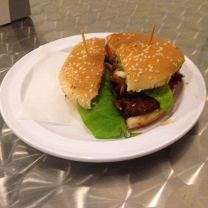 Hamburguesa con tocino