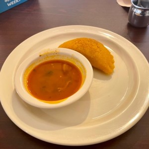 Empanada con ropa vieja