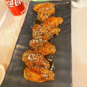 Sesame spice wings