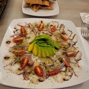 Carpaccios - Carpaccio de Pulpo