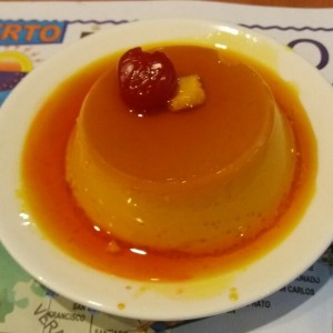 Flan de la casa 