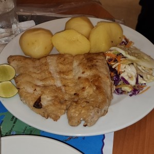 Corvina a la Plancha