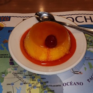 Flan de la casa