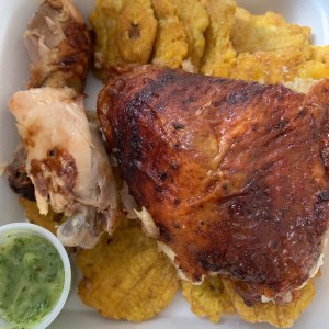 pollo con patacones